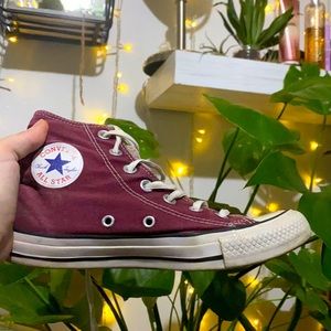 Maroon Converse